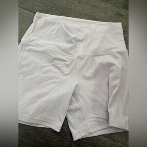White Lululemon shorts - biker shorts small length size 10